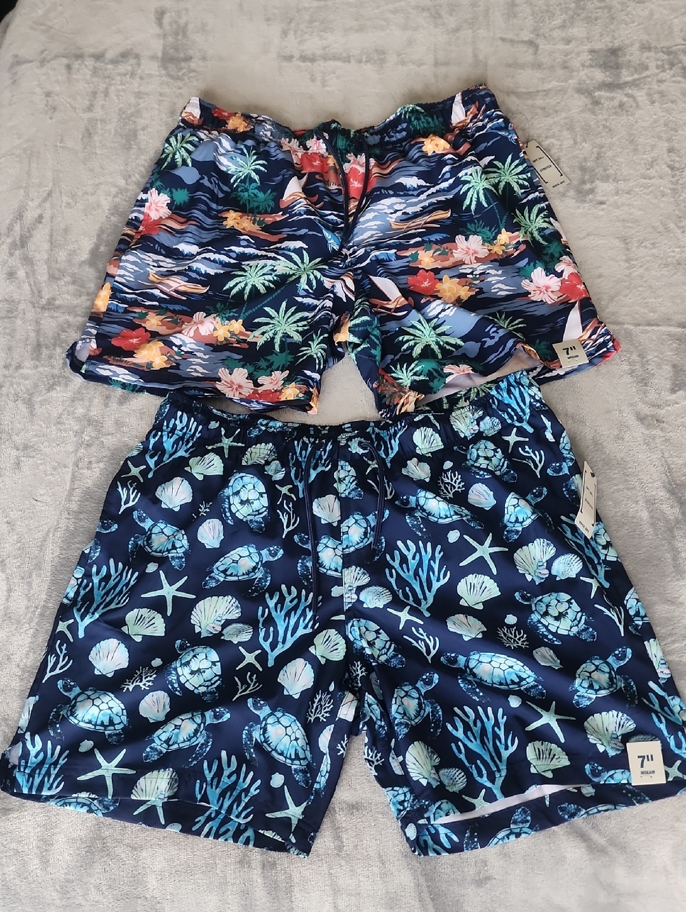 George Men's Novelty Swim Trunks, Bundle Of 2